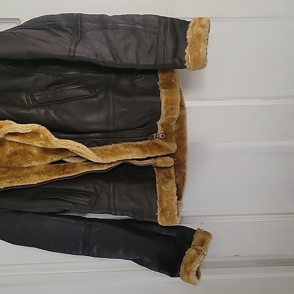 Women's 2X Lambskin Leather Bomber Jacket - Picture 2 of 4